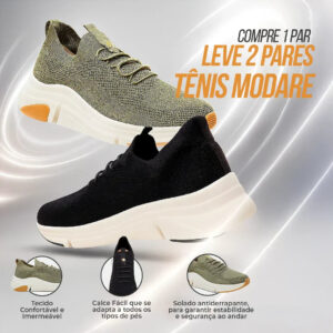 Tênis Ortopédico Modare - Compre 1 Leve 2 Hoje!