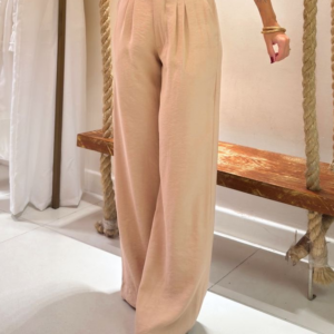 Calça Pantalona Glam Areia